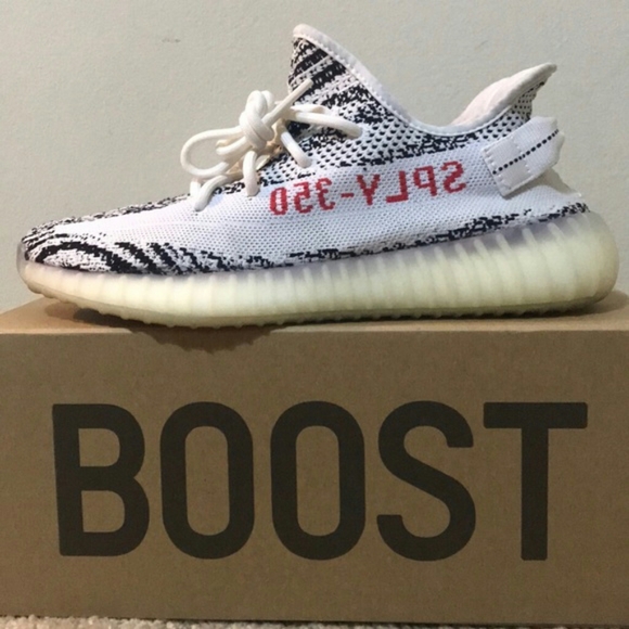 Adidas Yeezy Boost 350 V2 Zebra Size 11 - Picture 4 of 4